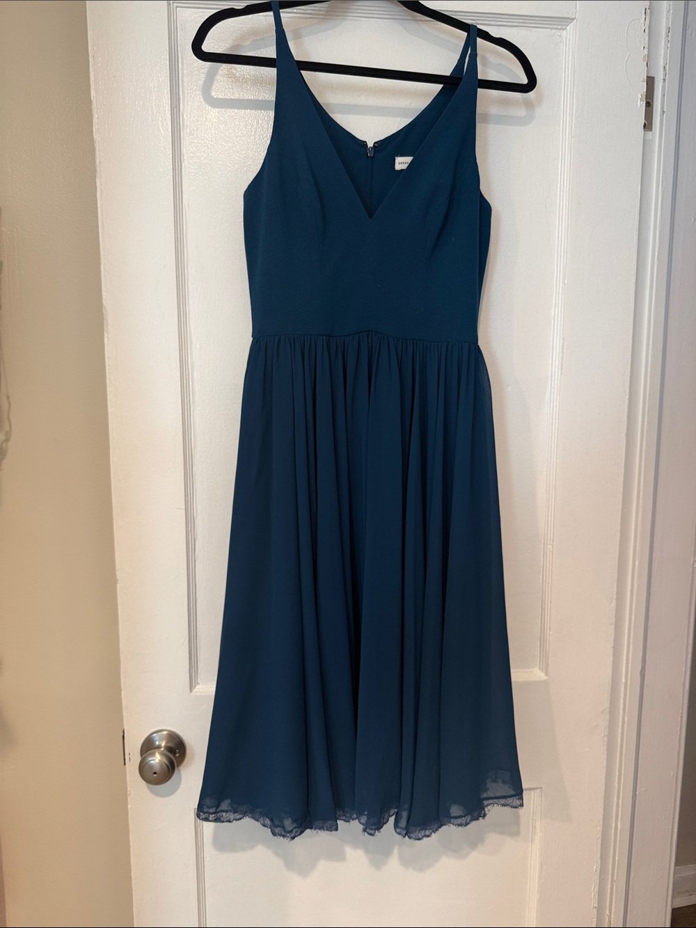 Dress the Population Teal Midi Dress